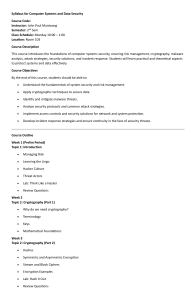 Computer Systems & Data Security Syllabus