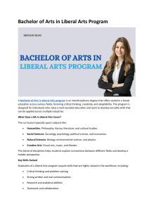 Liberal Arts BA Program Overview