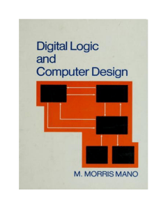 Digital Logic and Computer Design Textbook