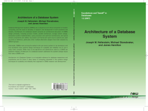 DBMS Architecture: Design Principles & Implementation