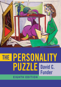 The Personality Puzzle: Textbook on Personality Psychology