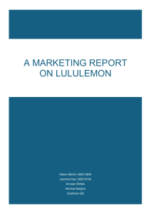 Lululemon Marketing Report: Analysis & Recommendations