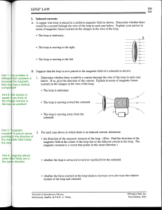 Lenz' Law Tutorial (1)