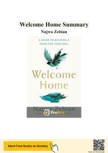 Welcome Home Summary: Self-Love & Healing