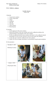 STEM Recycling Project: Pre-Calculus Documentation