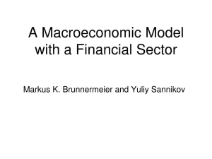 Macroeconomic Model with Financial Sector