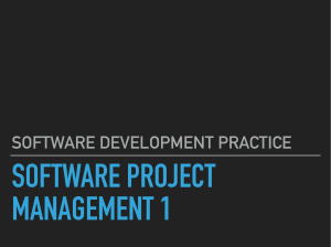 Software Project Management: Agile & Extreme Programming