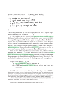 Turning the Trolley: Ethical Dilemmas