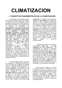 Climatización: Conceptos y Sistemas