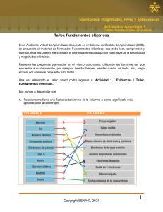 desarrollo taller Evidencia AA1 EV03