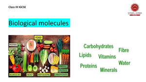 Biological molecules