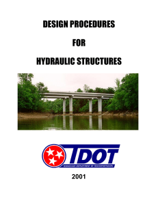 Hydraulic Structure Design Procedures