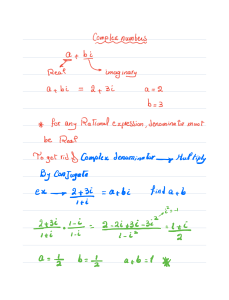 Komplekse tal noter