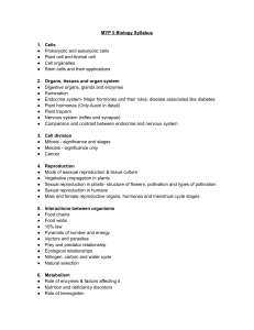 MYP 5 Biology Syllabus