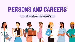 PERSONAL DEVELOPMENT - CAREERS