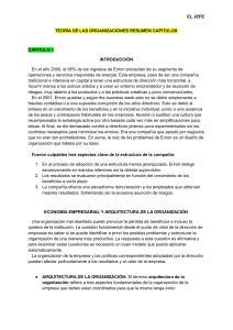 Teoría de las Organizaciones: Resumen Capítulos