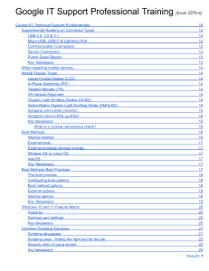 IT Support Training Course Material