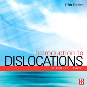 Introduction to Dislocations Textbook