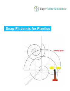 Snap-Fit Joints Design Guide for Plastics