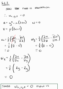 Fluid Irrotationality Proof