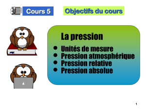 La Pression : Unités, Atmosphérique, Relative, Absolue