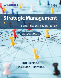 Strategic Management Textbook: Competitiveness & Globalization