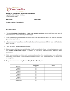 COEN 231 Discrete Math Exam: Logic, Proofs, Sets, Graphs