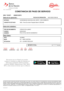 Constancia de Pago UNS Chimbote