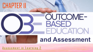 ASS IN LEARNING 2 - CHAPTER II OUTCOME-BASED EDUCATION