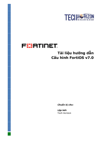 FortiOS v7.0 Configuration Guide