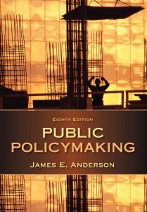 Public Policymaking: An Introduction