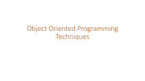 Object-Oriented Programming: Constructors & Destructors