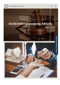 Residential Conveyancing Adelaide | Deegan Lawyers