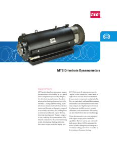 MTS Drivetrain Dynamometers Brochure