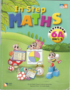 In Step Maths Textbook 6A: Ratios, Algebra, Time