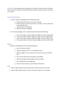 Software Project Requirements: Frontend, Django, AWS