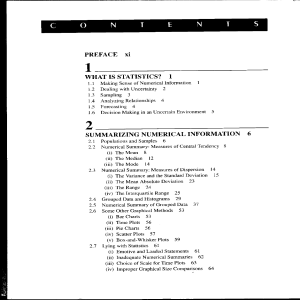 Statistics Textbook: Numerical Data, Graphs, and Analysis