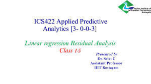 Linear Regression Residual Analysis Presentation