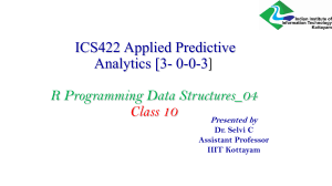 R Programming: Arrays & Matrices