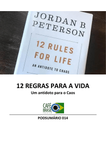 12 Regras para a Vida: Resumo e Análise