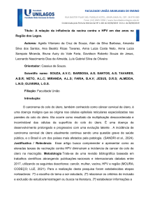 Vacina HPV e Câncer de Colo do Útero na Região dos Lagos