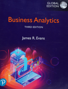 Business Analytics Textbook, 3rd Edition