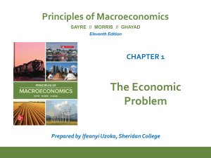 Principles of Macroeconomics: Chapter 1 Presentation