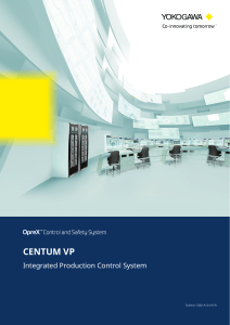 CENTUM VP Integrated Production Control System Bulletin