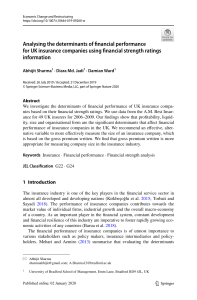 UK Insurance Financial Performance Analysis