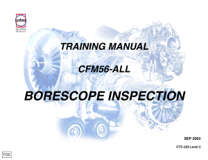 CFM56-ALL Borescope Inspection Training Manual