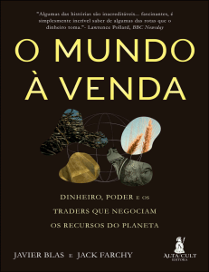 O Mundo à Venda: Traders e Recursos Globais