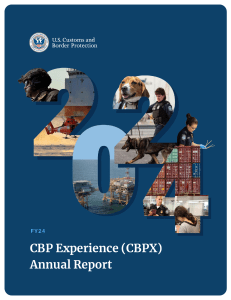 CBP Experience (CBPX) FY24 Annual Report