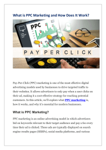 What is PPC Marketing? How it Works, Benefits & Platforms