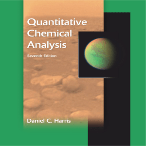 Quantitative Chemical Analysis Textbook